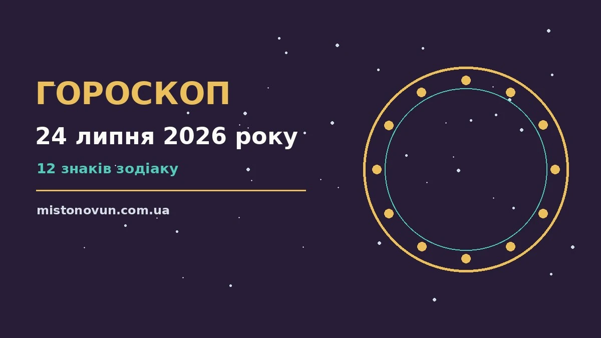 Гороскоп на 24 липня 2026 року: що підготували зорі для планів і важливих справ