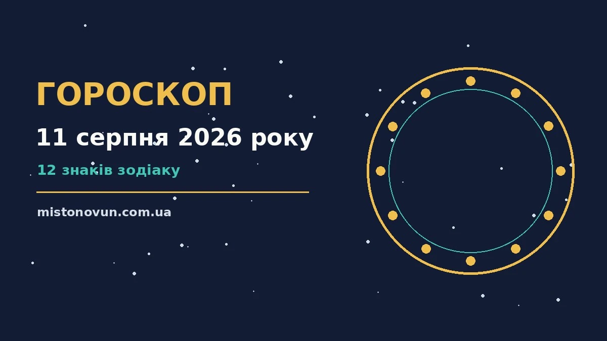 Гороскоп на 11 серпня 2026 року: що підготували зорі для планів і важливих справ