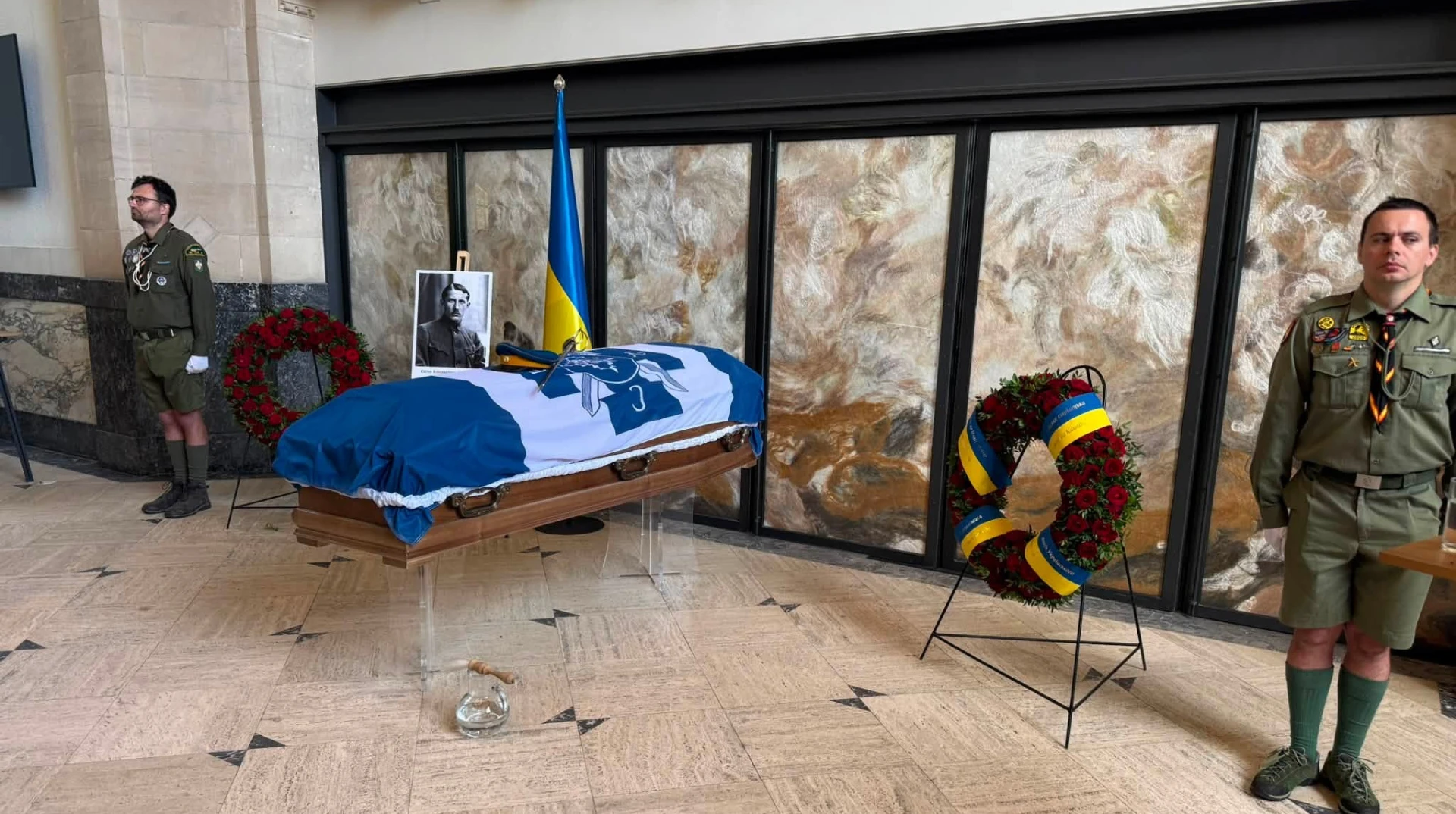 Заступниця керівника Офісу президента Ірина Верещук під час коментаря в Роттердамі щодо планів наукових досліджень останків